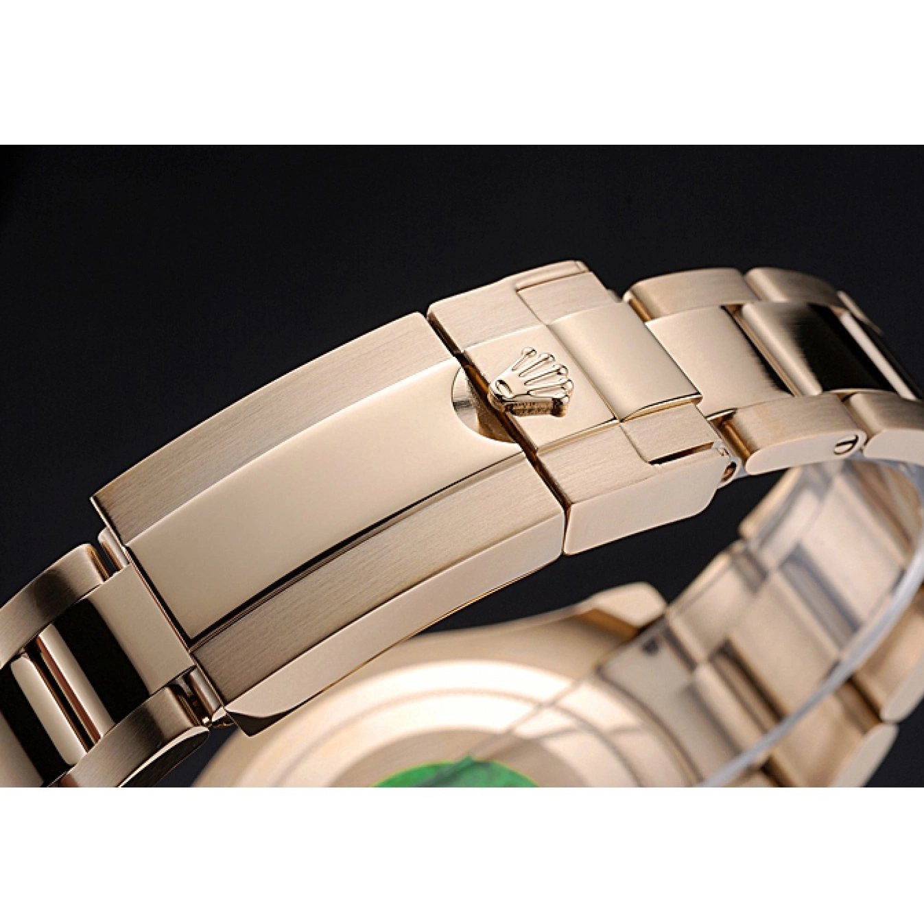Aaa replica Yachtmaster Dial II Rolex Blue Bezel White 622271 Bracelet Gold 0603